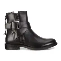 ECCO BOOTS | SARTORELLE 25 BUCKLE BOOT BLACK LEATHER SIZE 6 B29