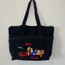 Disney Walt  World Mickey Donald Pluto Goofy Winnie Pooh Tigger Embroidery Tote