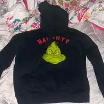 GRINCH NAUGHTY HOODIE 11-13 Large Juniors