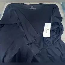 NWT Spiritual Gangster Black Seamless Ling Sleeve