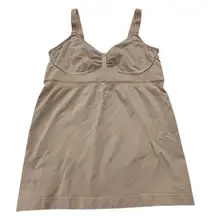 Kindred Bravely Nude Simply Sublime Nursing Tank Top Cami Built-in Bra sz Medium