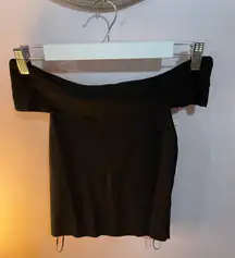 Off-The-Shoulder H&M Top Black