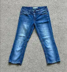 Paris Blues Women's Cropped Blue Jeans