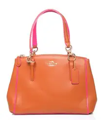 Coach Pebble Leather Kelsey Satchel Purse; excellent condition