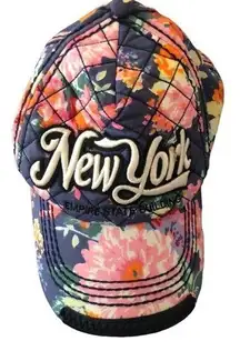 Robin Ruth Quilted NEW YORK Empire States Bldg Embroidered Baseball Cap Colorful