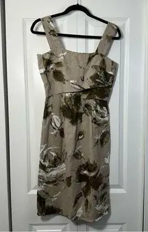 Max Mara Studio 100% Linen Sheath Dress Size 8