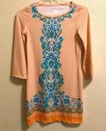 Cabana Life coral SPF sun protection dress size small