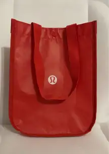 Lululemon Red Tote Bag