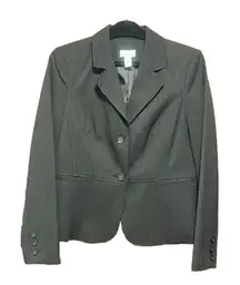 Charter Club Pinstripe Career Business 2 Button Suit Jacket Blazer Size‎ 12
