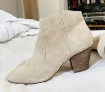 Suede Western Style Booties