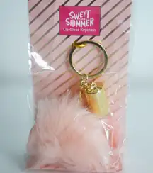 Lip gloss key chain