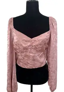 LUSH Blush Pink Blouse NWT