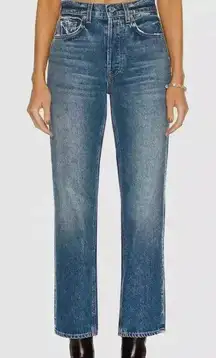 NEW GRLFRND cassidy mid rise straight leg jean in tribeca 26