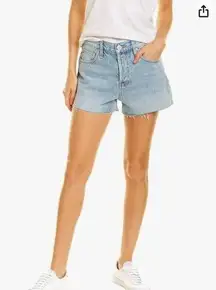 NEW Hudson Lori High Rise Jean Shorts in Blue Size 24