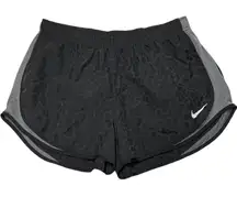 Nike Tempo Dri-Fit Mid Rise Running Shorts Black Sparkle Cheetah XL