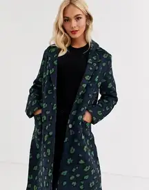 ASOS Brave Soul Edie Abstract Leopard Printed Jacket