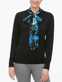 scarf pullover sweater XS