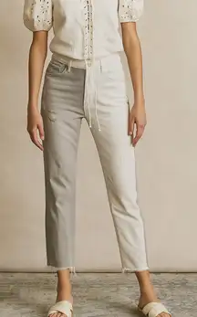 NEW Bohme sz 30 Women Flying Monkey Two Tone Cropped Colorblock Jeans Streetwear