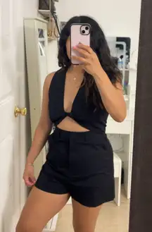 Revolve Commense Black Two Piece Set