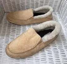 Olukai Shoes Women's 9 Ku'una Plush Moccasin Shearling‎ Slipper Golden Sand