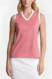 RLX Ralph Lauren Women's Tour Pique Sleeveless Golf Shirt Size small NWT