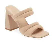 Open Edit Stella Sandal in Beige Size 11