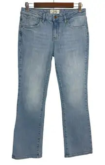 Free People We The Free Bootcut Mid Rise Jeans Size 26 Cropped‎ Ankle Denim