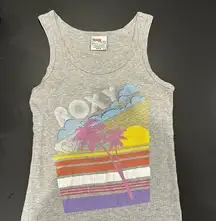 Roxy Paradise Grey Sunset Tank Top