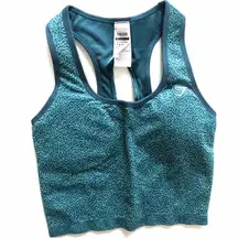 L Adapt Animal Seamless Crop Tank Reef