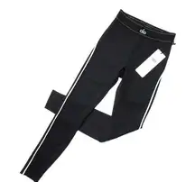 NWT Alo Yoga W5925R Airlift High-Waist Suit-Up Legging in Black White S