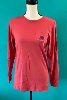 Southern tide long sleeve red shirt in size small