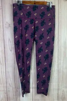 Victoria's Secret‎ Plum Panther Print Leggings