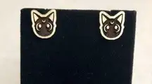 Sailor Moon Luna Wood Stud Earrings