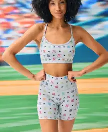 BNWT Mets MLB Monogram Rainbow Biker Bike Athletic Baseball Shorts S M L