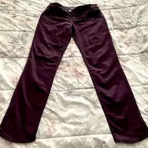 Emporio Armani New Sabrina maroon skinny slim cropped designer jeans, size 28”