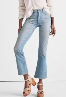 Bridgette High Rise Cropped Mini Boot Jean in light wash Sz 6/28