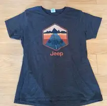 Jeep Mountain Graphic Tee - Dark Grey