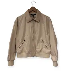 Corduroy Collar Twill Jacket