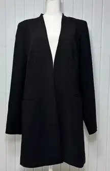 Calvin Klein Black long Blazer for Women Size 14P