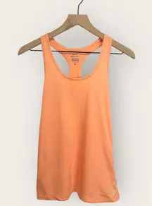 Nike Dri-Fit Small Orange Athletic Work Out Tank Top
