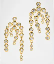 Alexis Bittar Gold Cascading Earrings