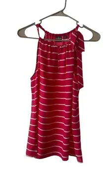 NWT SOHO Pink Striped Top Shirt Size Medium