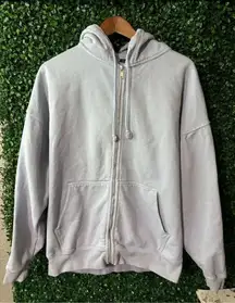 Brandy Melville Steel Blue Oversized Thick Jacket Size Small