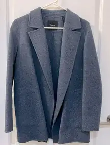 Open Jacket in Double-Face Wool-Cashmere Size P (XS)