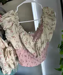 Marshall’s floral set (2 tops, 1 skirt)