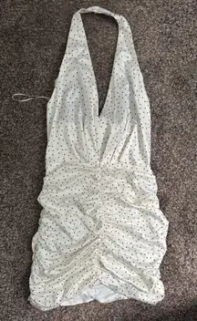 Polka dot mini dress