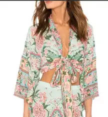 Lotus Kimono Wrap Top