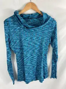 Columbia Cowl Neck Hooded Top Size Large