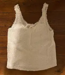 Hollister White Tank Top