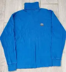 Ralph Lauren Blue Turtleneck Long Sleeve Shirt Top